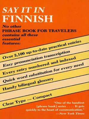 cover image of Say It in Finnish